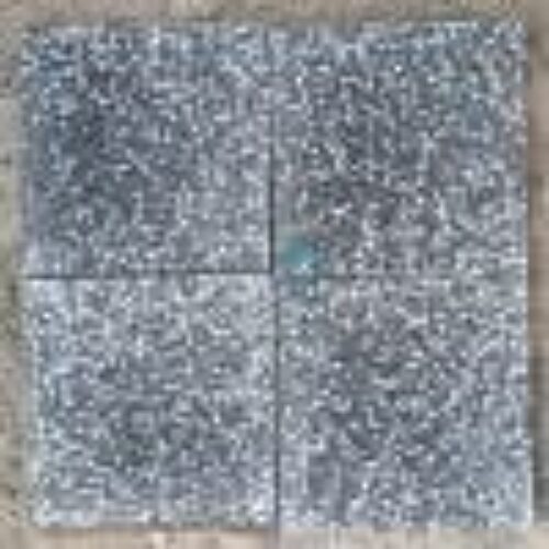 موزاییک گل پنبه ای نمره 3 – سنگ سفید و مشکی