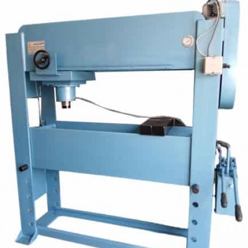 پرس خاوران هیدرولیک 50 تن دستی با جک متحرک و وینچ برقی دستی pk-Custom200