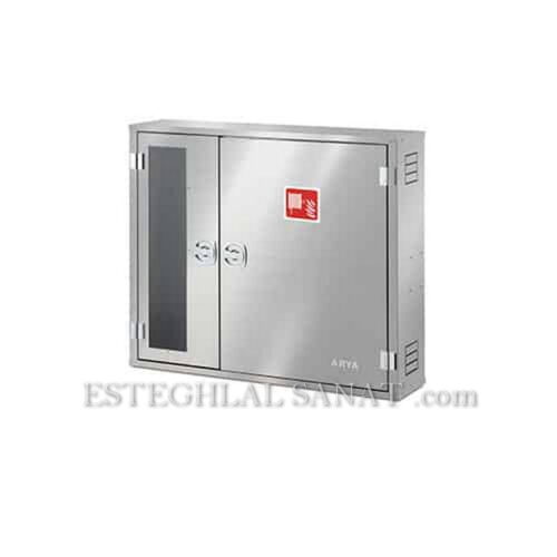 جعبه آتش نشانی روکار تمام استیل