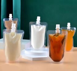 پاکت نوشیدنی شیر دار