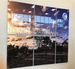 چاپ فلت بد شیشه