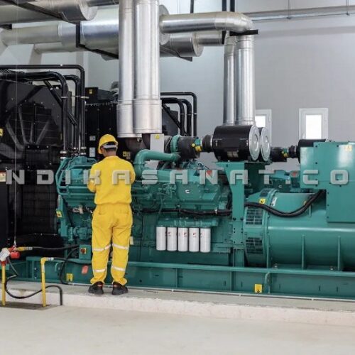 نصب توربین و ژنراتور