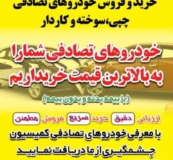 خریدار خودروهای تصادفی و چپی