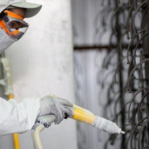 رنگ پودری تهران بنیانگذارخدمت الکترواستاتیک درایران