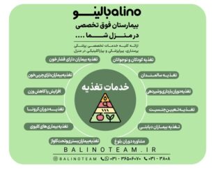 خدمات تغذیه در منزل در اصفهان