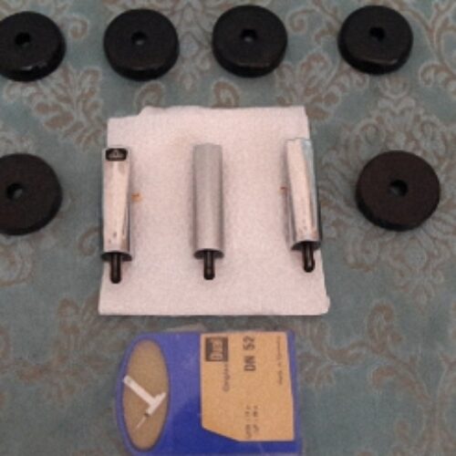 ست سوزن-پیکاپ گرام فیلیپس و آداپتور تبدیل 45 دور