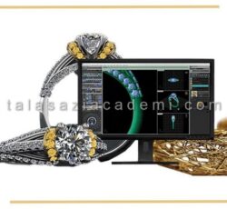 طراحی سه بعدی طلا و جواهر